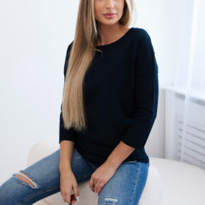 Bluzka Casual granatowa