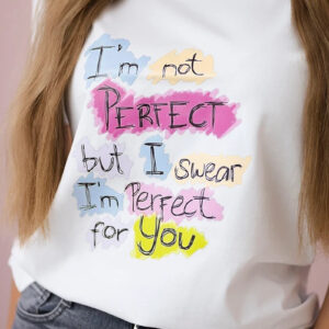 Bluzka z nadrukiem Perfect biała