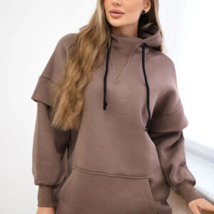 Bluza ocieplana z półgolfem