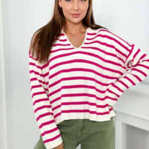 Sweter w paski